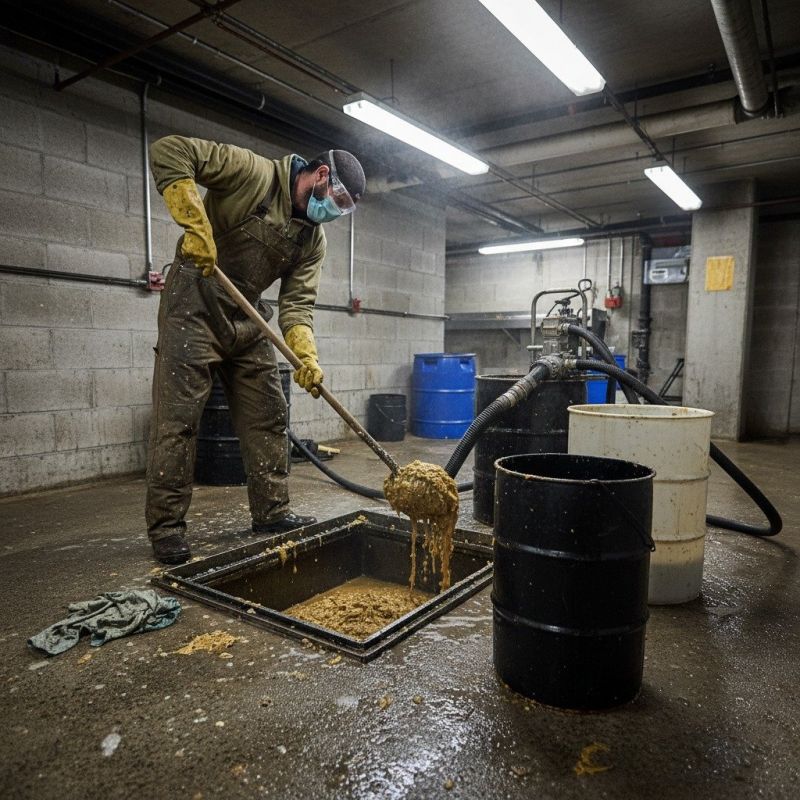 Kitchen Grease Trap Cleaning