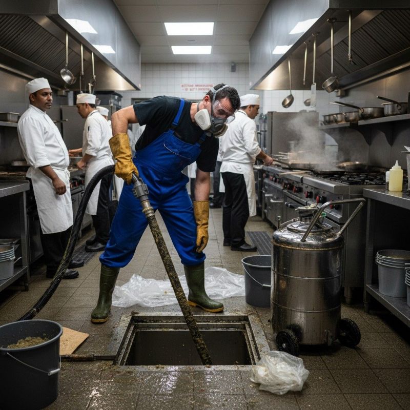 Kitchen Grease Trap Cleaning