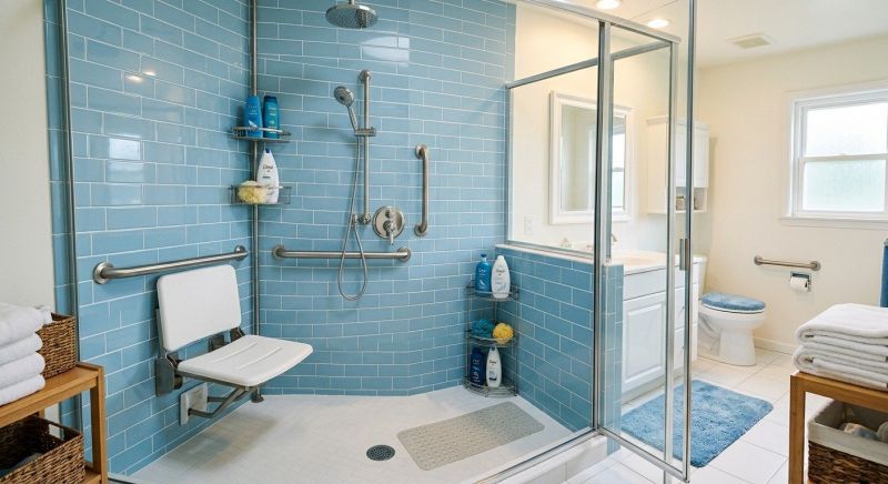 Elderly Shower Installation in Framingham, MA
