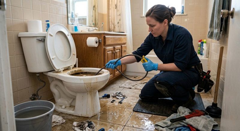 Overflowing Toilet Repair in Columbus, OH